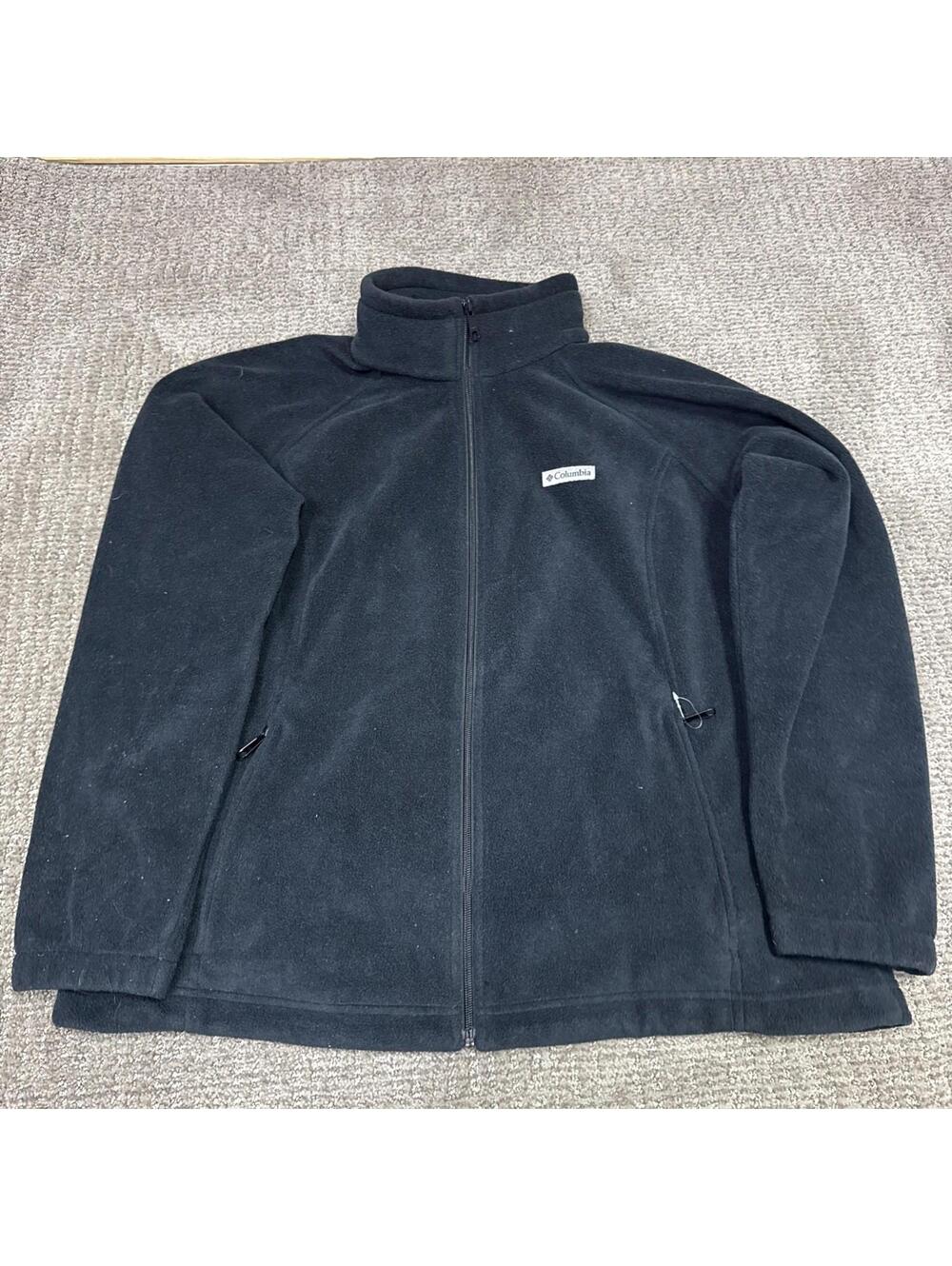Columbia Jacket Black Long Sleeve Full Zip Women’s Size 2X